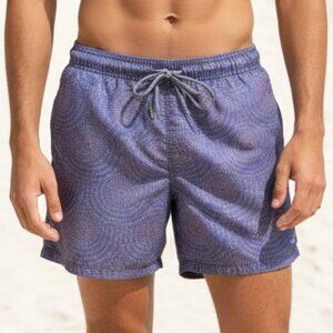 Southern Marsh Patterned Swim Shorts Size Medium